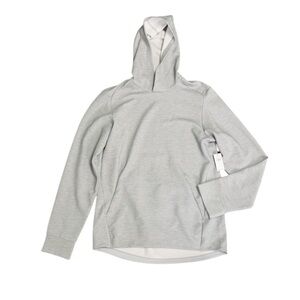 Mens NWT beyond thermal knit pullover hoodie Light Gray Hooded Men's Shirt Small